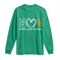 Peace Love Pickles Long Sleeve Shirt - Wonder Print Shop