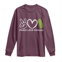 Peace Love Pickles Long Sleeve Shirt - Wonder Print Shop