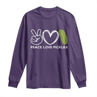 Peace Love Pickles Long Sleeve Shirt - Wonder Print Shop