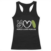 Peace Love Pickles Racerback Tank Top - Wonder Print Shop