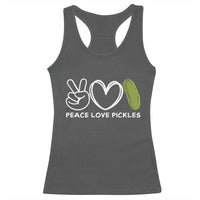 Peace Love Pickles Racerback Tank Top - Wonder Print Shop