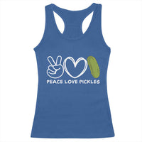 Peace Love Pickles Racerback Tank Top - Wonder Print Shop
