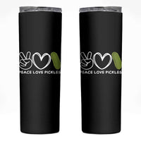 Peace Love Pickles Skinny Tumbler - Wonder Print Shop