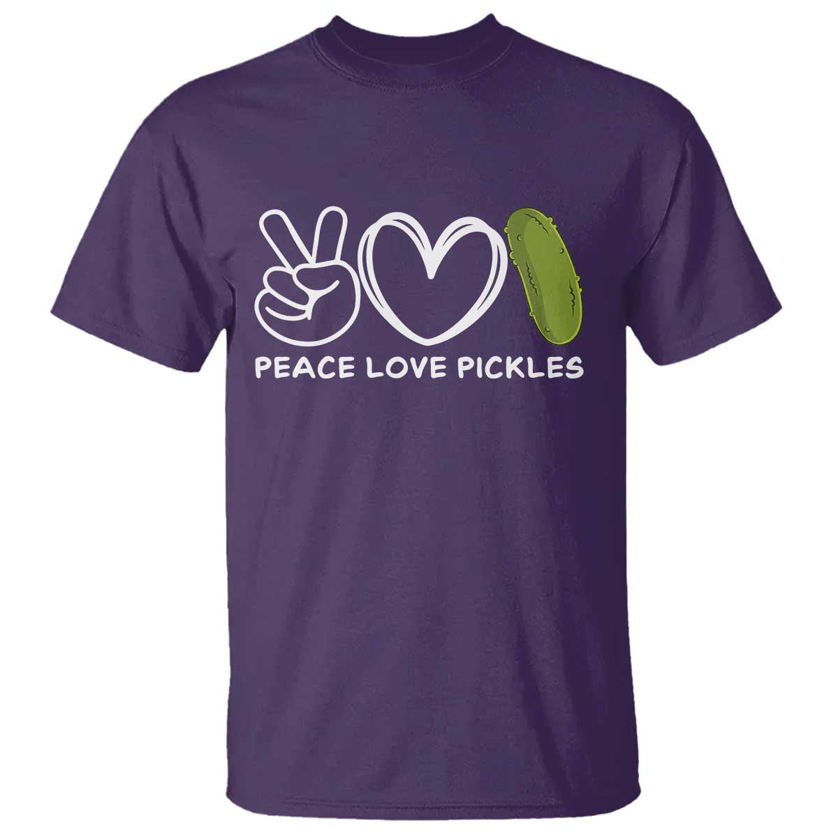 Peace Love Pickles T Shirt - Wonder Print Shop