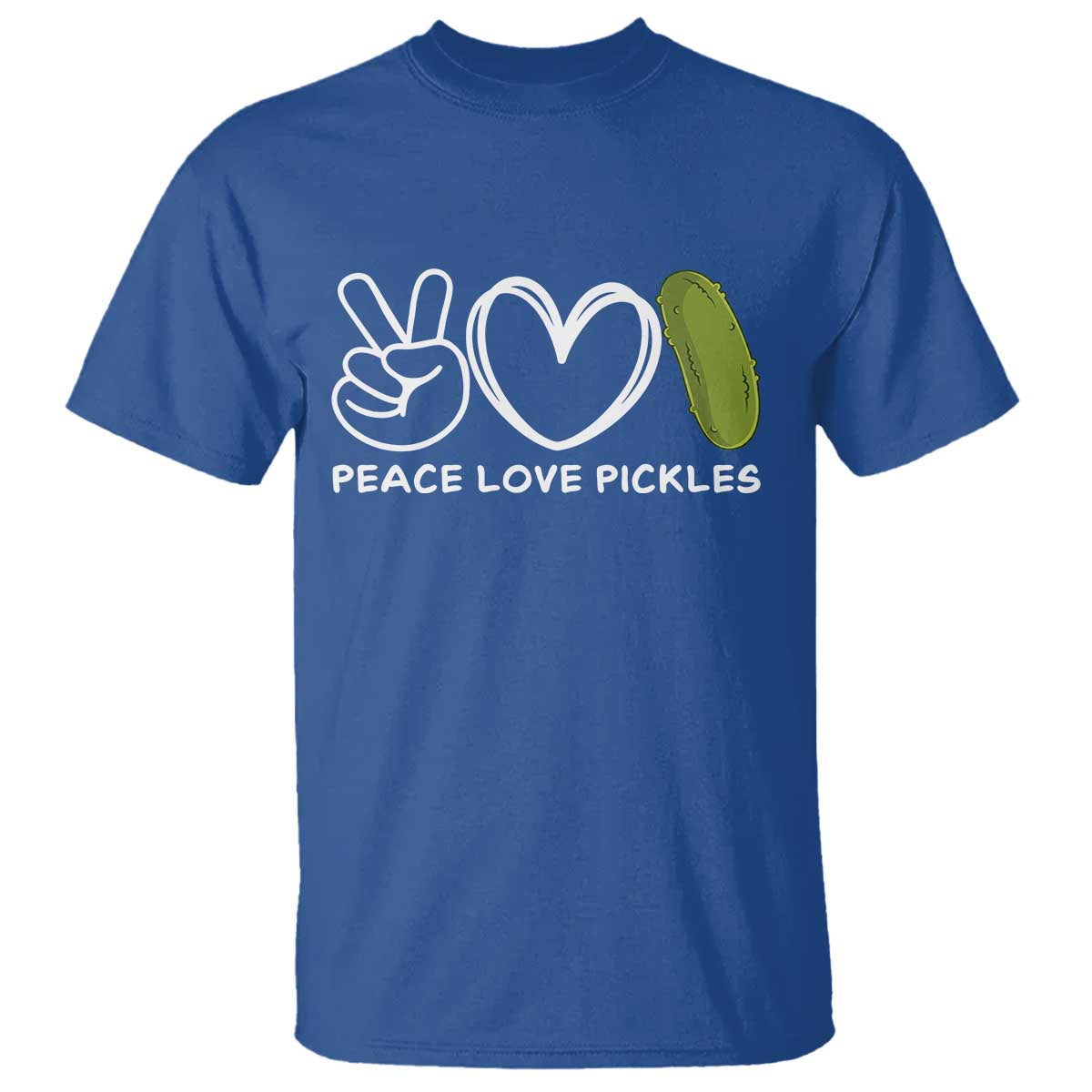 Peace Love Pickles T Shirt - Wonder Print Shop