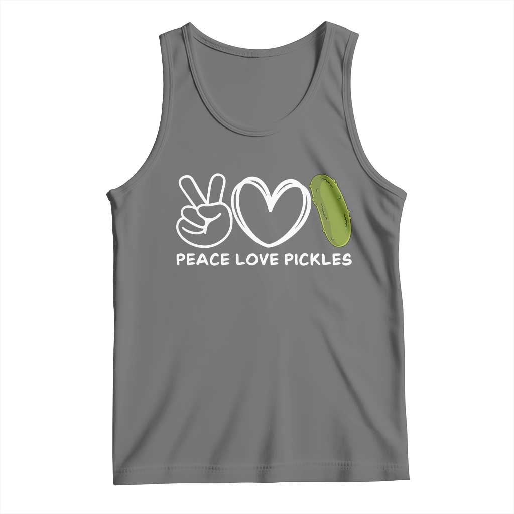 Peace Love Pickles Tank Top - Wonder Print Shop