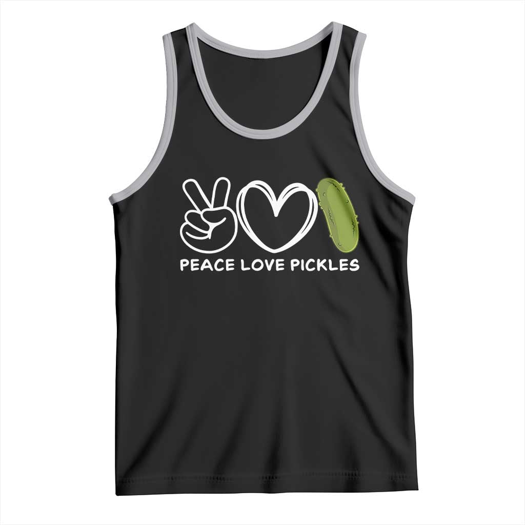Peace Love Pickles Tank Top - Wonder Print Shop