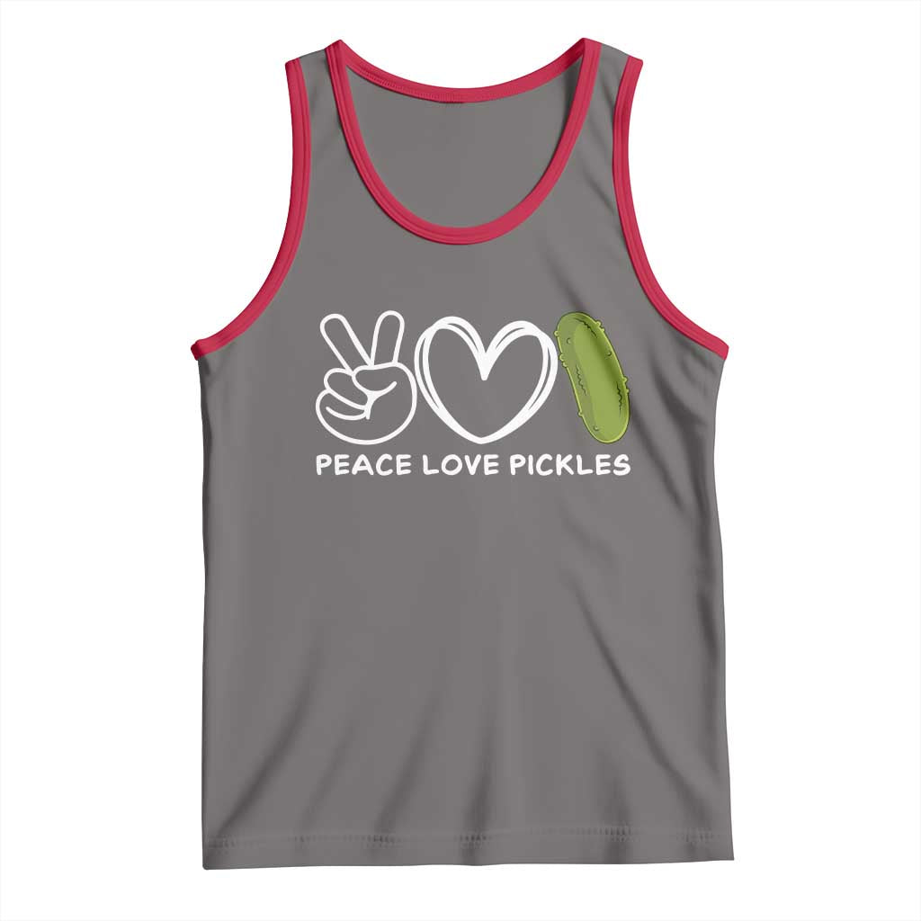 Peace Love Pickles Tank Top - Wonder Print Shop