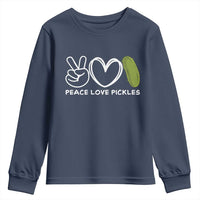 Peace Love Pickles Youth Sweatshirt - Wonder Print Shop