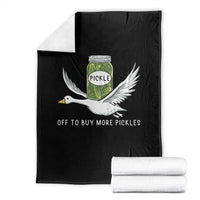 Silly Goose Pickle Lovers Throw Blanket Off To Buy More Pickles
