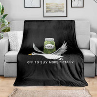 Silly Goose Pickle Lovers Throw Blanket Off To Buy More Pickles