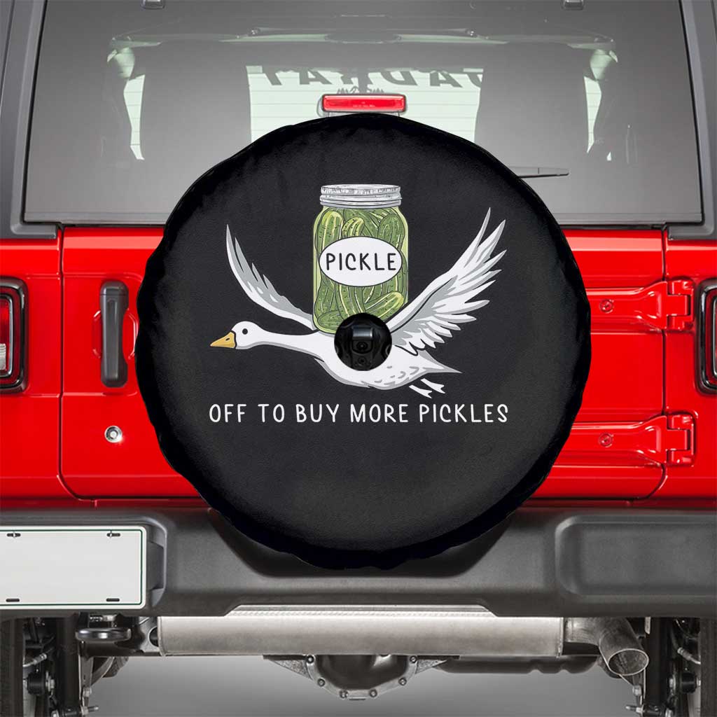 Silly Goose Pickle Lovers Spare Tire Cover Off To Buy More Pickles