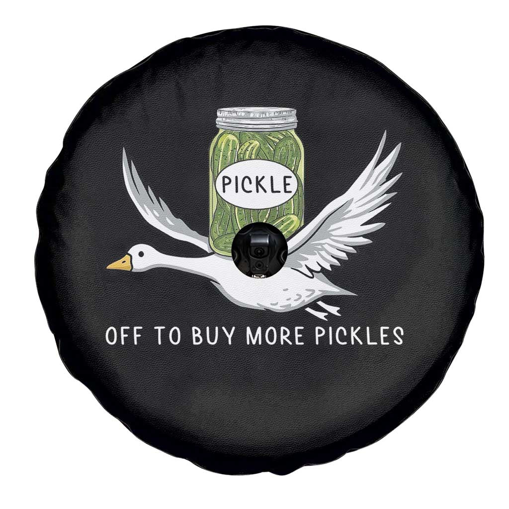 Silly Goose Pickle Lovers Spare Tire Cover Off To Buy More Pickles