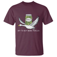 Silly Goose Pickle Lovers T Shirt Off To Buy More Pickles