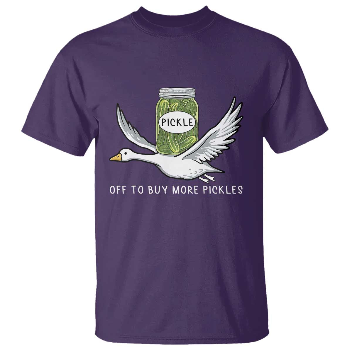Silly Goose Pickle Lovers T Shirt Off To Buy More Pickles