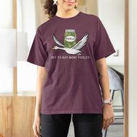 Silly Goose Pickle Lovers T Shirt For Women Off To Buy More Pickles