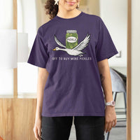 Silly Goose Pickle Lovers T Shirt For Women Off To Buy More Pickles