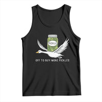 Silly Goose Pickle Lovers Tank Top Off To Buy More Pickles