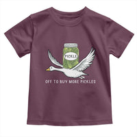 Silly Goose Pickle Lovers Toddler T Shirt Off To Buy More Pickles