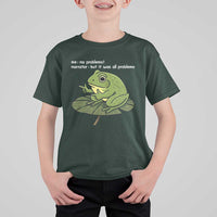 Funny Frog T Shirt For Kid Me No Problemo Narrator But It Was All Problemo - Wonder Print Shop
