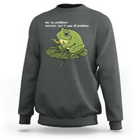 Funny Frog Sweatshirt Me No Problemo Narrator But It Was All Problemo - Wonder Print Shop