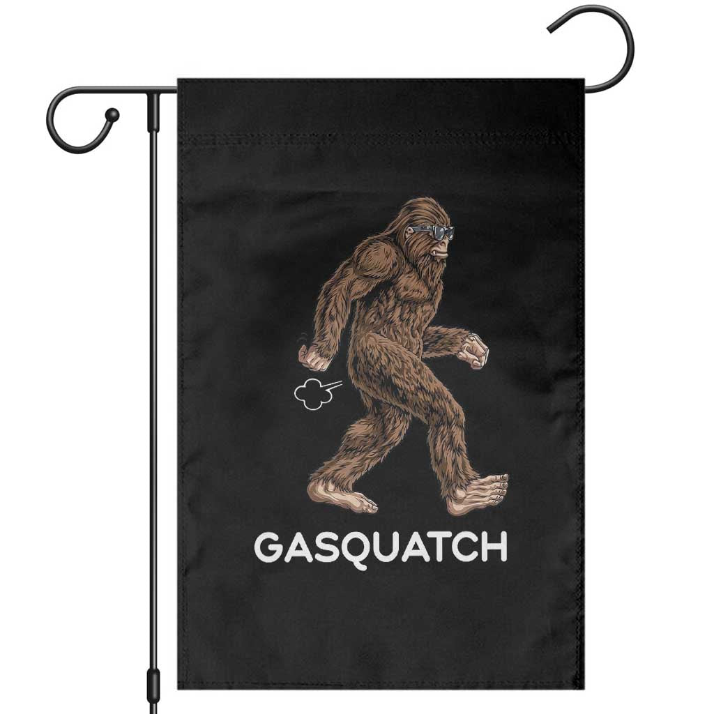 Funny Bigfoot Garden Flag Gasquatch Gassy Sasquatch Fart Meme