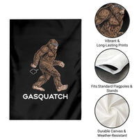 Funny Bigfoot Garden Flag Gasquatch Gassy Sasquatch Fart Meme