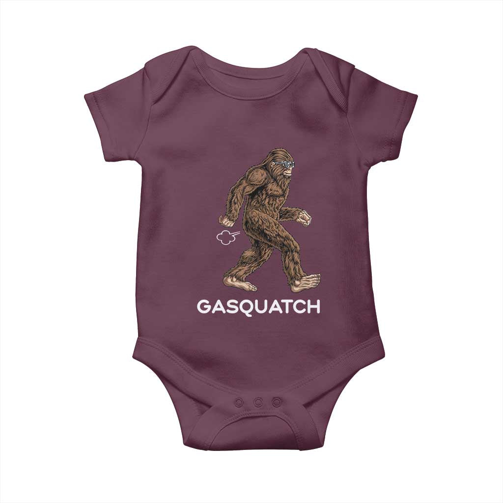 Funny Bigfoot Baby Onesie Gasquatch Gassy Sasquatch Fart Meme