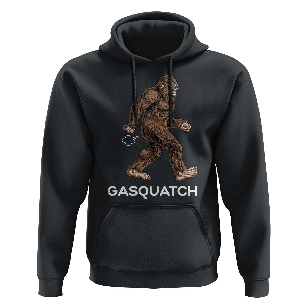 Funny Bigfoot Hoodie Gasquatch Gassy Sasquatch Fart Meme