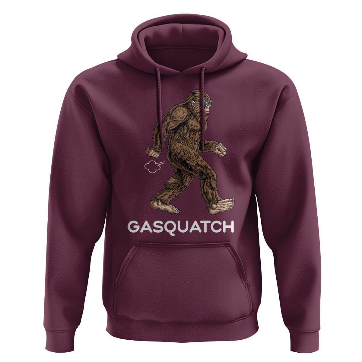 Funny Bigfoot Hoodie Gasquatch Gassy Sasquatch Fart Meme