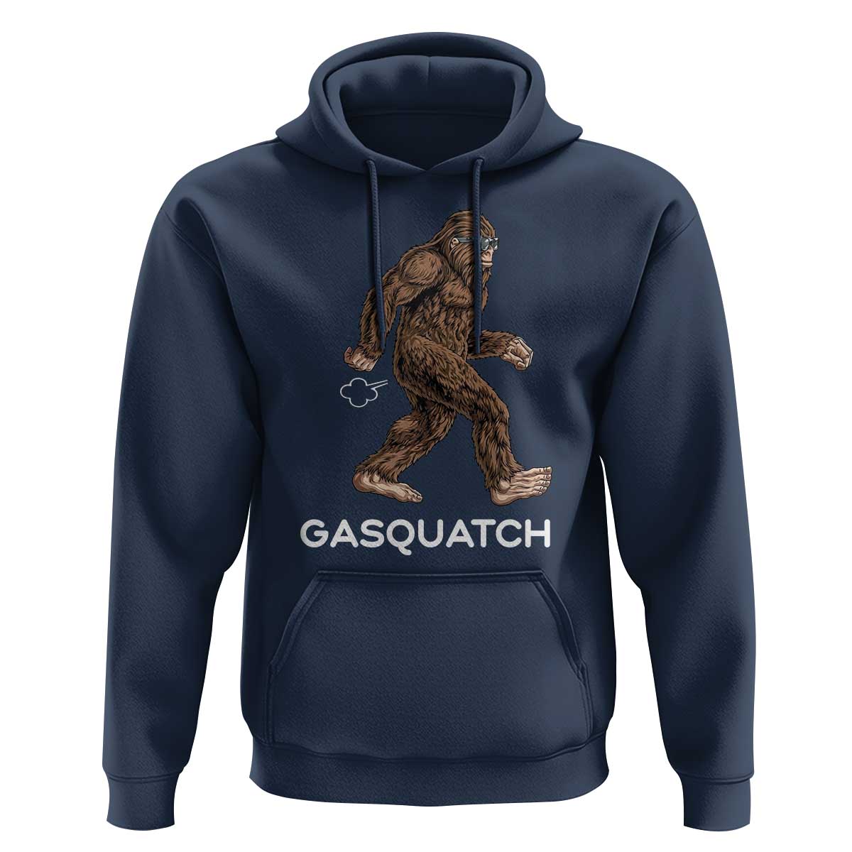 Funny Bigfoot Hoodie Gasquatch Gassy Sasquatch Fart Meme