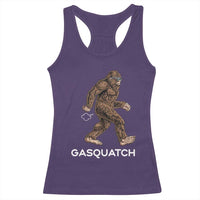 Funny Bigfoot Racerback Tank Top Gasquatch Gassy Sasquatch Fart Meme