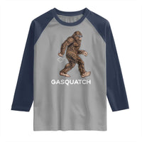 Funny Bigfoot Raglan Shirt Gasquatch Gassy Sasquatch Fart Meme