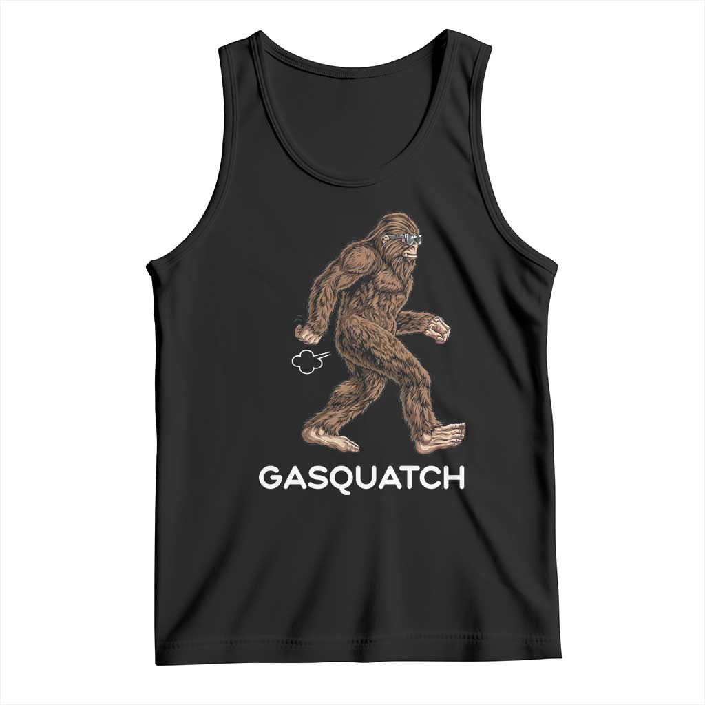 Funny Bigfoot Tank Top Gasquatch Gassy Sasquatch Fart Meme