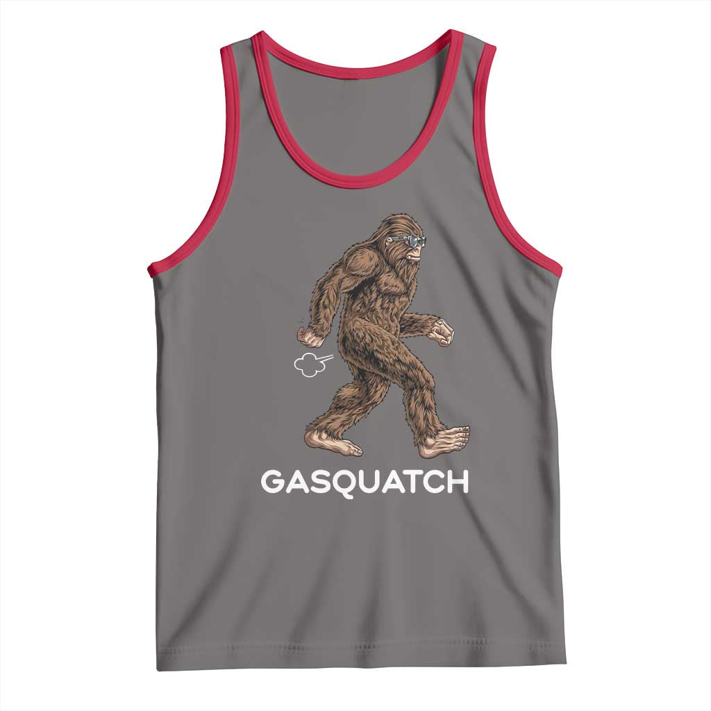Funny Bigfoot Tank Top Gasquatch Gassy Sasquatch Fart Meme