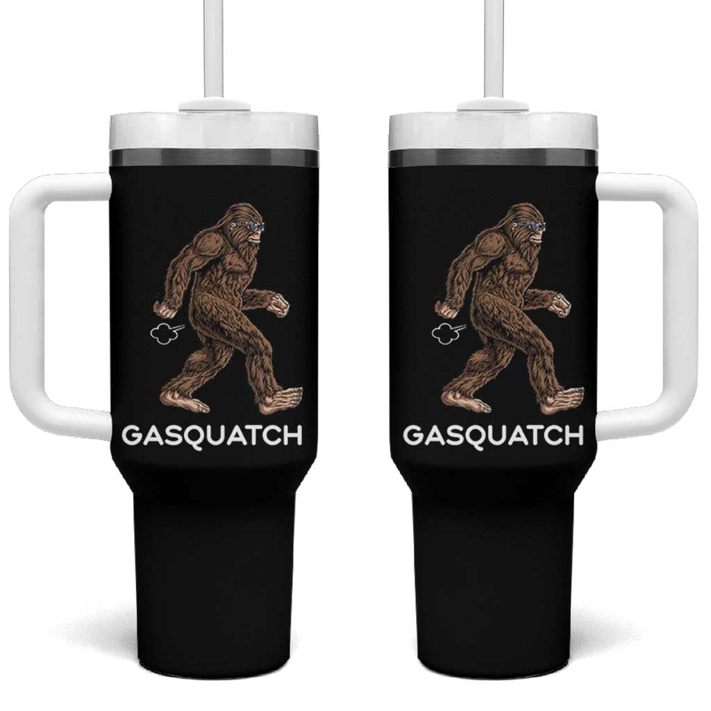 Funny Bigfoot Tumbler With Handle Gasquatch Gassy Sasquatch Fart Meme