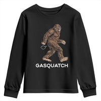 Funny Bigfoot Youth Sweatshirt Gasquatch Gassy Sasquatch Fart Meme