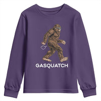 Funny Bigfoot Youth Sweatshirt Gasquatch Gassy Sasquatch Fart Meme
