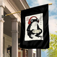 Japanese Gamer Frog Garden Flag Boys Funny Vintage Gaming - Wonder Print Shop