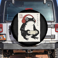 Japanese Gamer Frog Spare Tire Cover Boys Funny Vintage Gaming - Wonder Print Shop