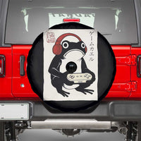 Japanese Gamer Frog Spare Tire Cover Boys Funny Vintage Gaming - Wonder Print Shop