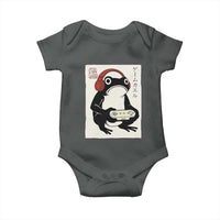 Japanese Gamer Frog Baby Onesie Boys Funny Vintage Gaming - Wonder Print Shop