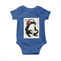 Japanese Gamer Frog Baby Onesie Boys Funny Vintage Gaming - Wonder Print Shop