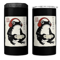 Japanese Gamer Frog 4 in 1 Can Cooler Tumbler Boys Funny Vintage Gaming - Wonder Print Shop