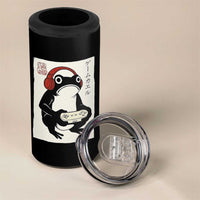 Japanese Gamer Frog 4 in 1 Can Cooler Tumbler Boys Funny Vintage Gaming - Wonder Print Shop