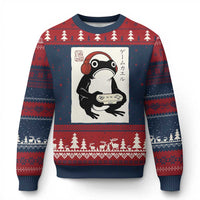 Japanese Gamer Frog Ugly Christmas Sweater Boys Funny Vintage Gaming - Wonder Print Shop