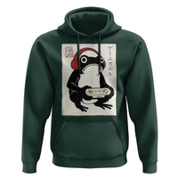 Japanese Gamer Frog Hoodie Boys Funny Vintage Gaming - Wonder Print Shop