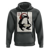 Japanese Gamer Frog Hoodie Boys Funny Vintage Gaming - Wonder Print Shop