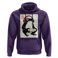 Japanese Gamer Frog Hoodie Boys Funny Vintage Gaming - Wonder Print Shop