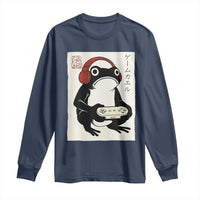Japanese Gamer Frog Long Sleeve Shirt Boys Funny Vintage Gaming - Wonder Print Shop